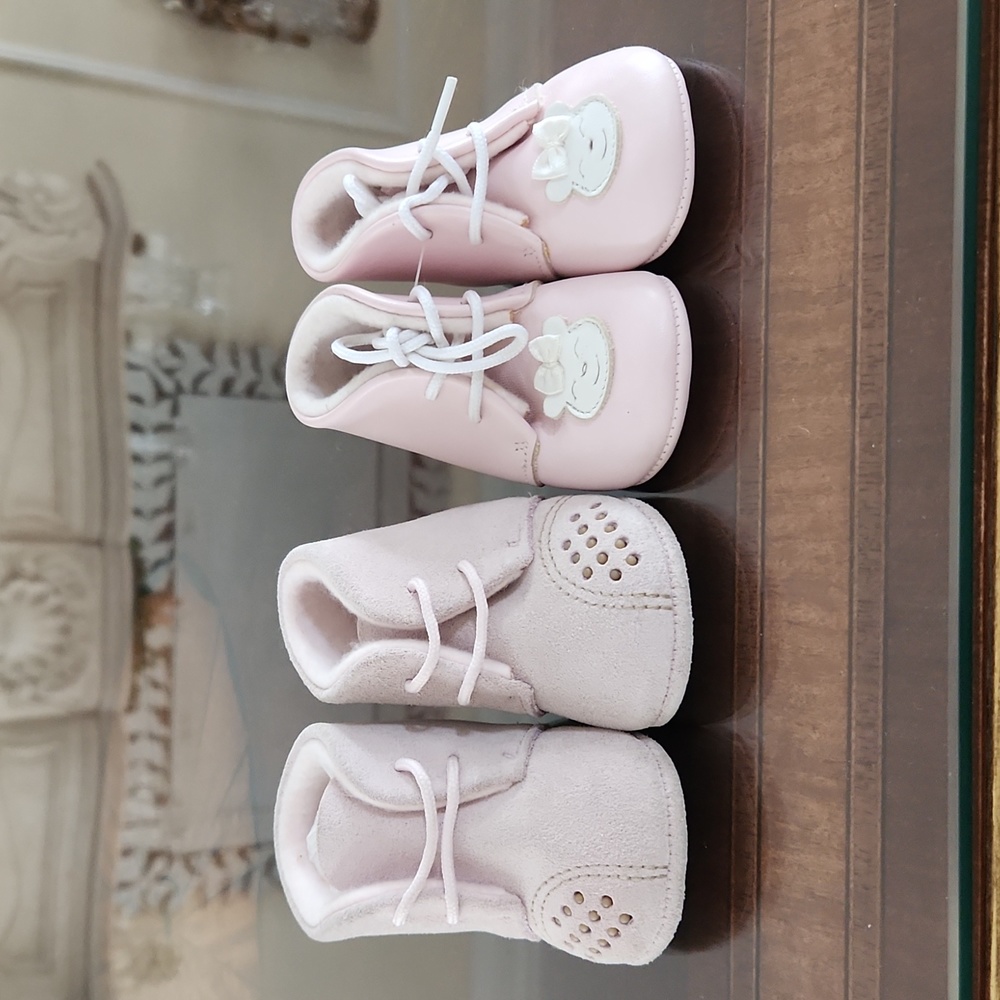 Cuquito - 2 PAIRS Luxury Designer Baby Shoes. NEW! GREAT GIFT PRESENT!